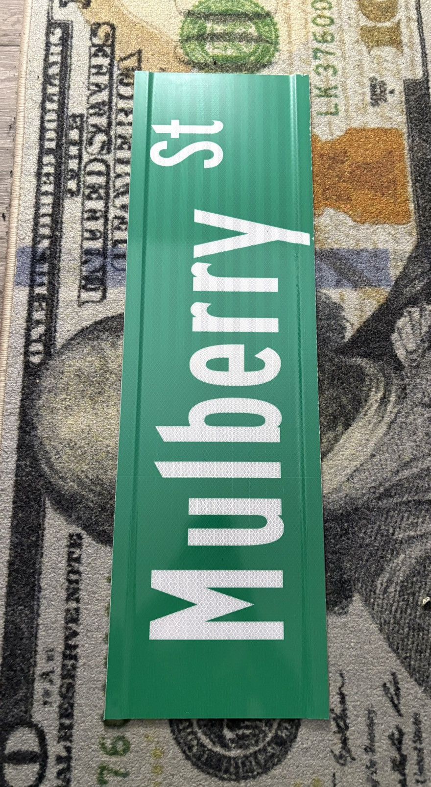 Other New York City DOT Mulberry Street Sign (25/100 made) Size ONE SIZE - 4 Thumbnail