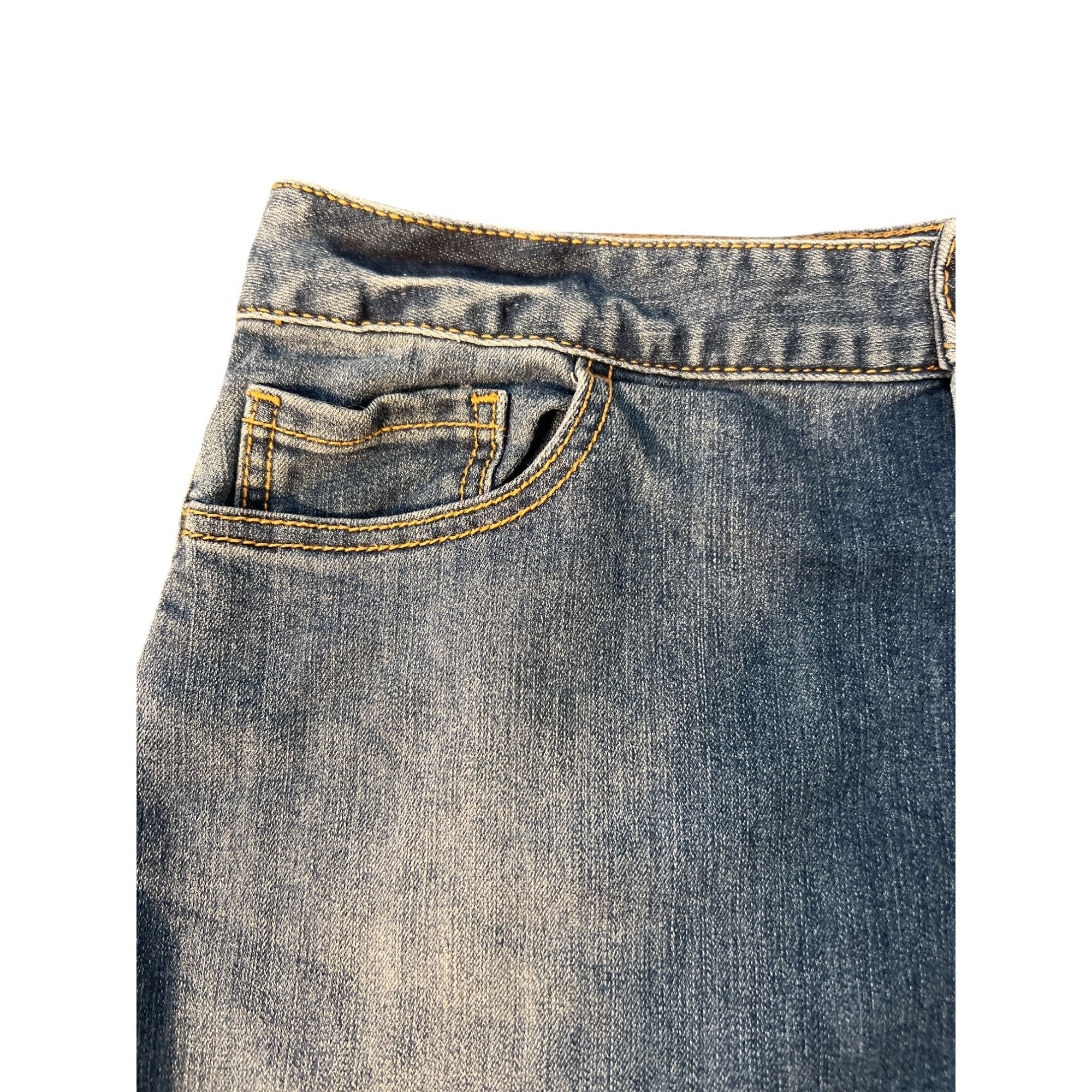 Other Maurices Denim Mini Skirt Button Front Blue Jean Short Pocke Size 30" / US 8 / IT 44 - 3 Thumbnail