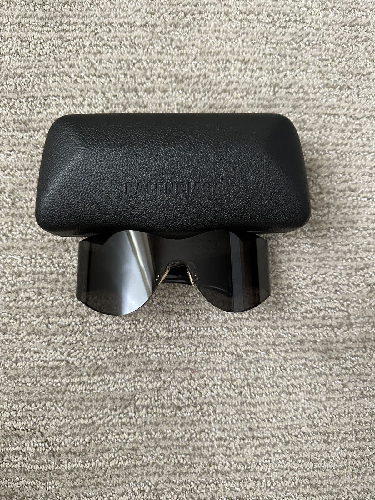 Balenciaga BALENCIAGA CAT EYE SHIELD SUNGLASSES Size ONE SIZE - 3 Thumbnail