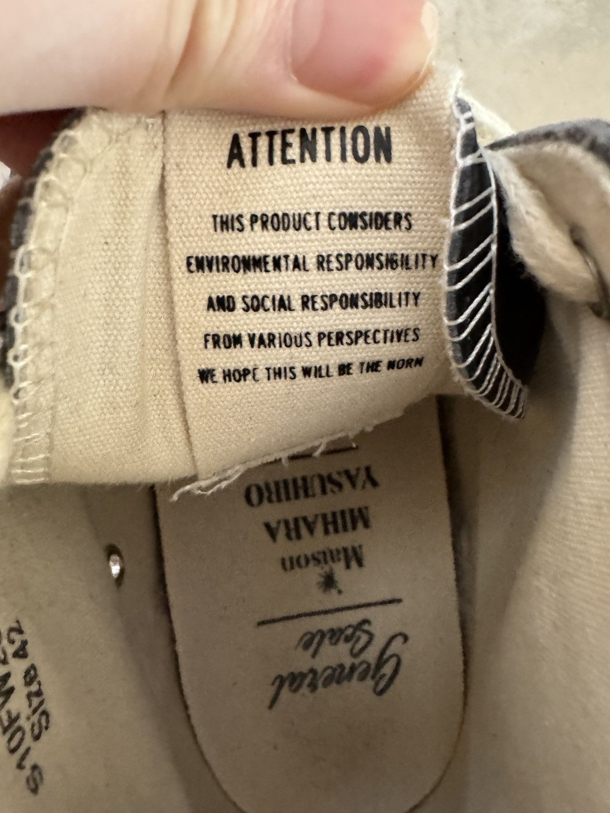 Maison MIHARA YASUHIRO Maison Yasuhiro Mihara General Scale High-Top Sneaker Size US 9 / EU 42 - 4 Thumbnail
