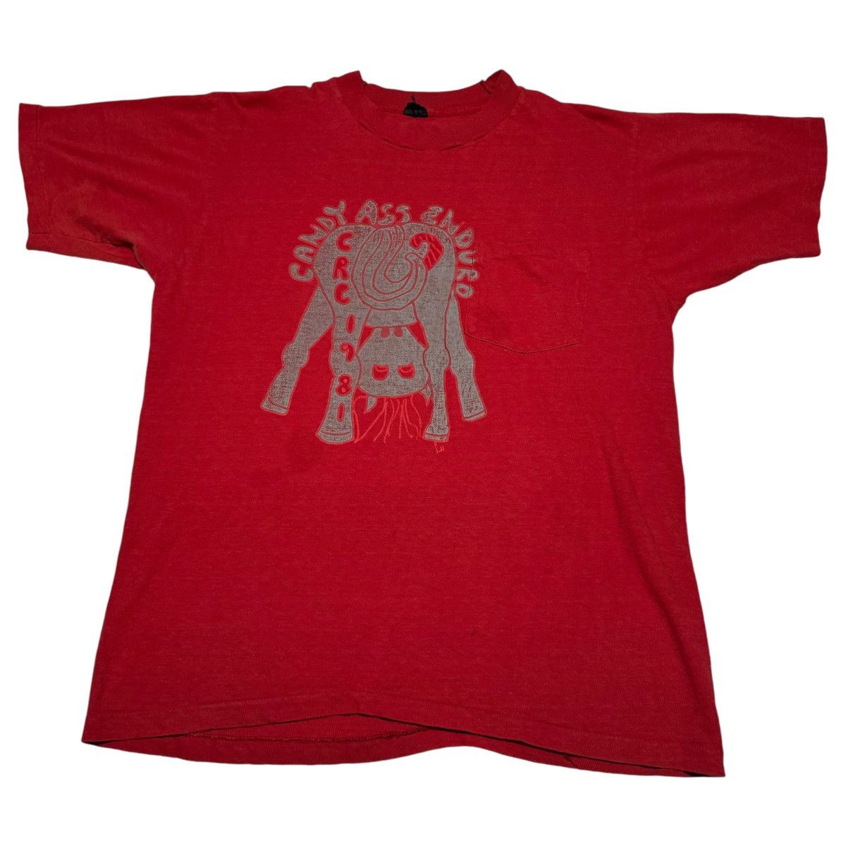 Vintage Vintage 1981 Motocross Candy Ass Enduro CRC Race Shirt M Size US M / EU 48-50 / 2 - 1 Thumbnail
