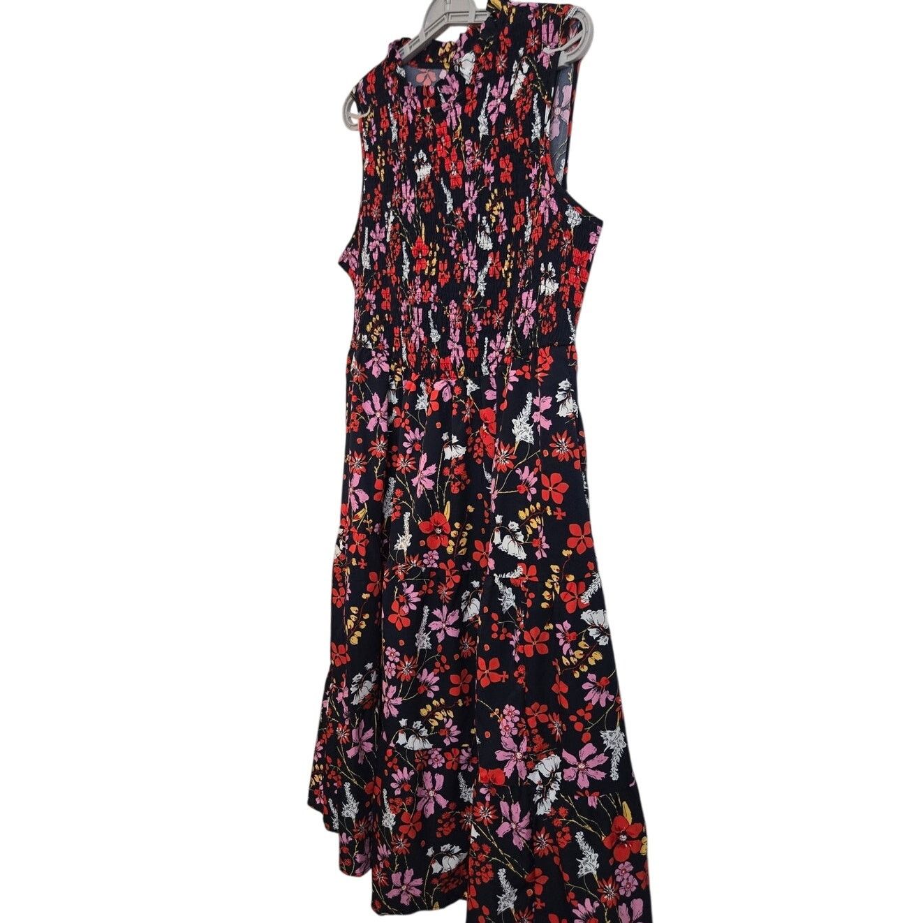 Other Women’s XL 14-16 Sleeveless Floral Dress Black Multicolor Size XL / US 12-14 / IT 48-50 - 4 Thumbnail