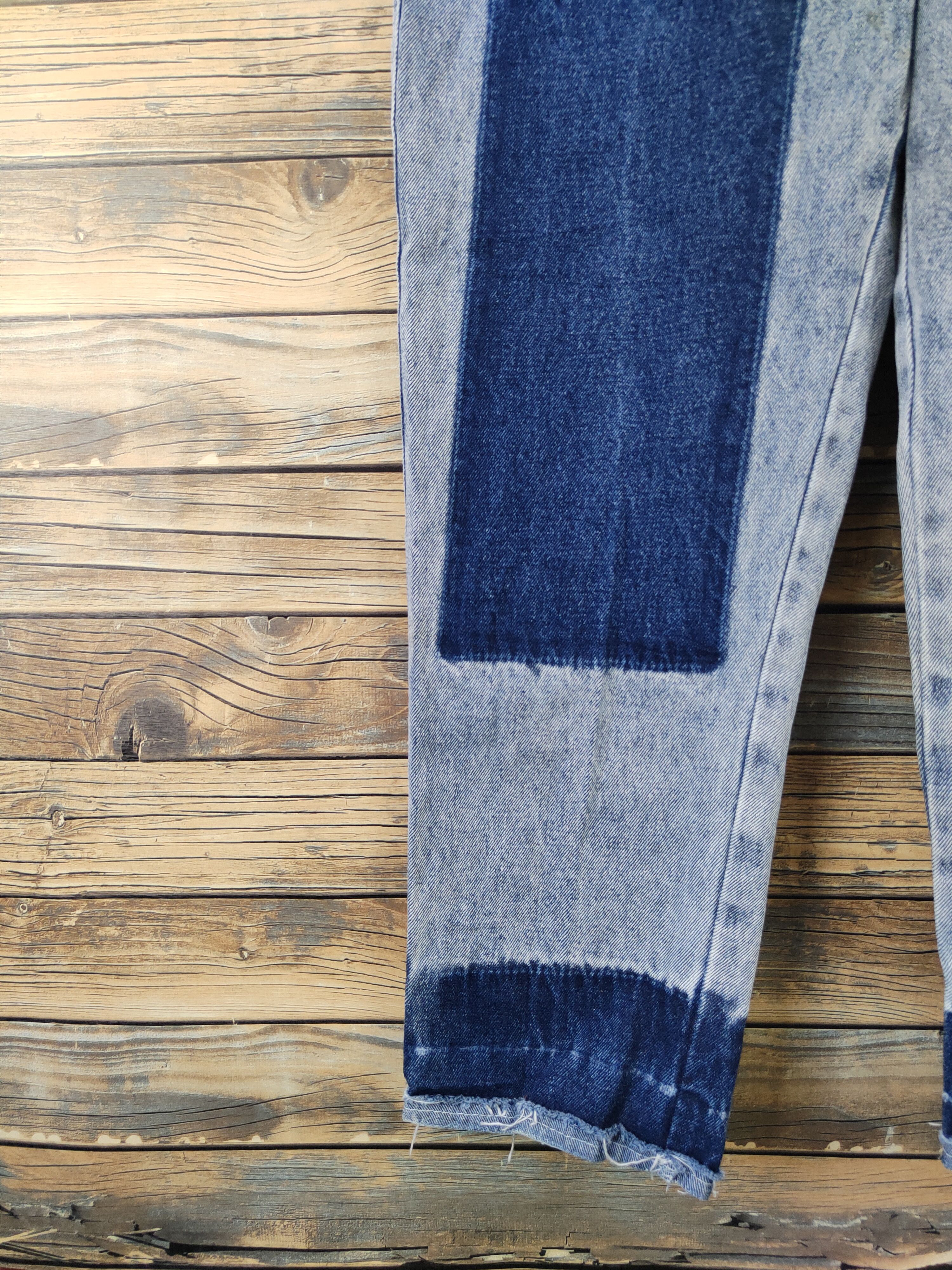 Japanese Brand × Vintage Very rare 💥Japanese Brand Blue Denim Jumpsuits Size 31" - 6 Thumbnail