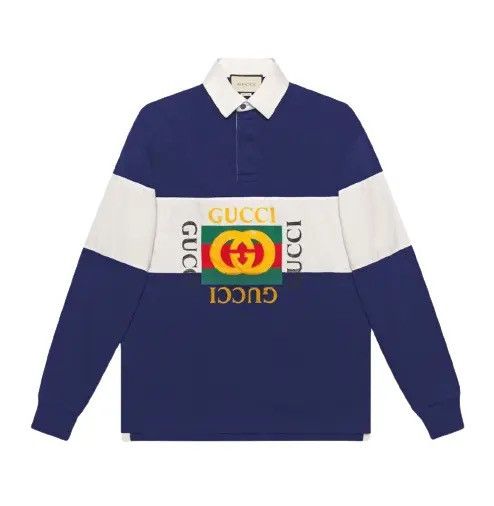 Gucci Gucci Logo Oversized Rugby Polo Sweatshirt Size US XS / EU 42 / 0 - 2 Thumbnail