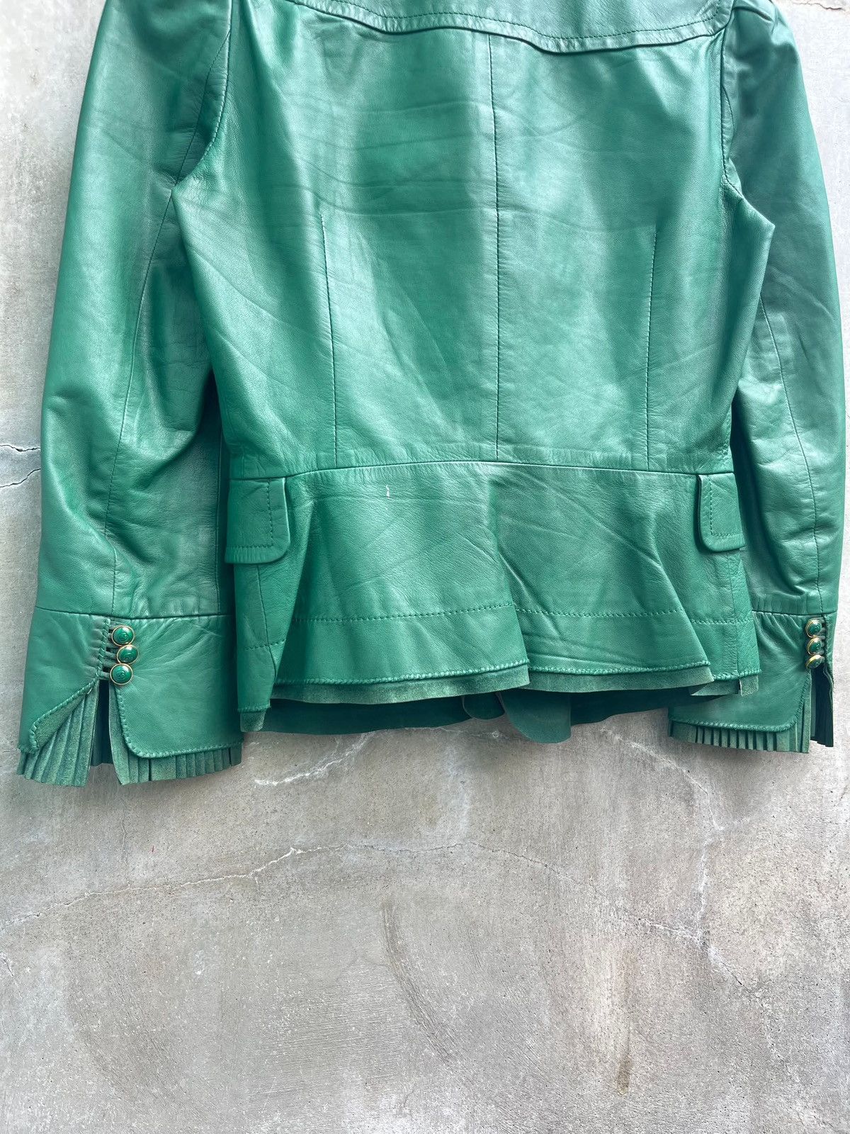 Gucci Leather Evening Jacket Size S / US 4 / IT 40 - 5 Thumbnail