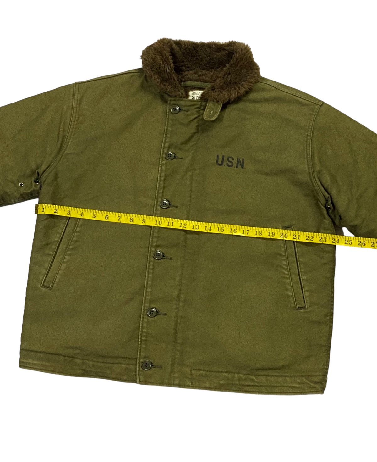 Vintage Vintage Houston U.S.N Navy N-1 Deck Jacket Size US L / EU 52-54 / 3 - 4 Thumbnail