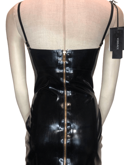 Versace VERSACE Black Latex Dress Size 40 ita Size S / US 4 / IT 40 - 5 Thumbnail