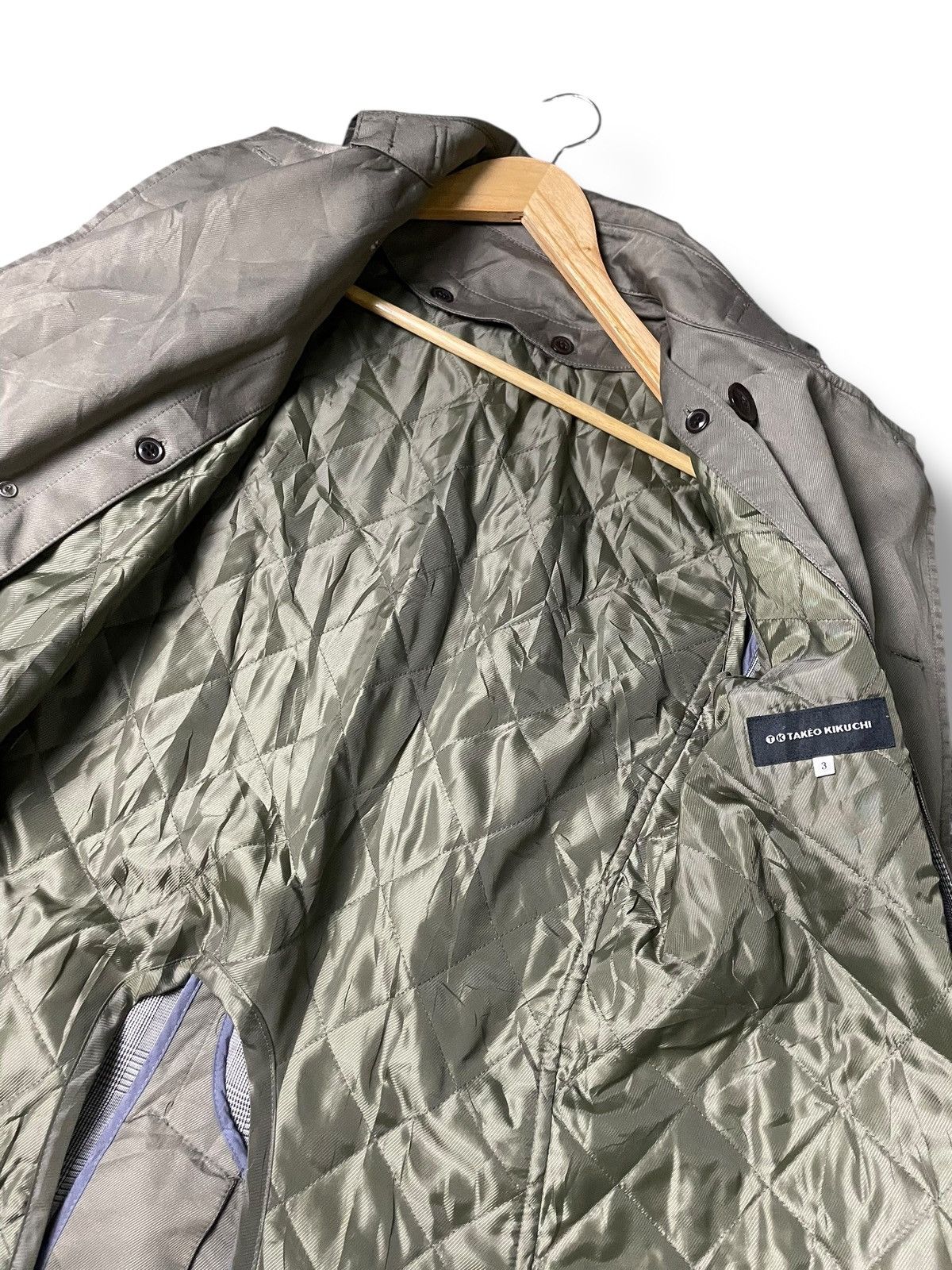 Japanese Brand × Takeo Kikuchi × Vintage Vintage Takeo Kikuchi Double Breasted Coat (110) Size US XS / EU 42 / 0 - 7 Thumbnail