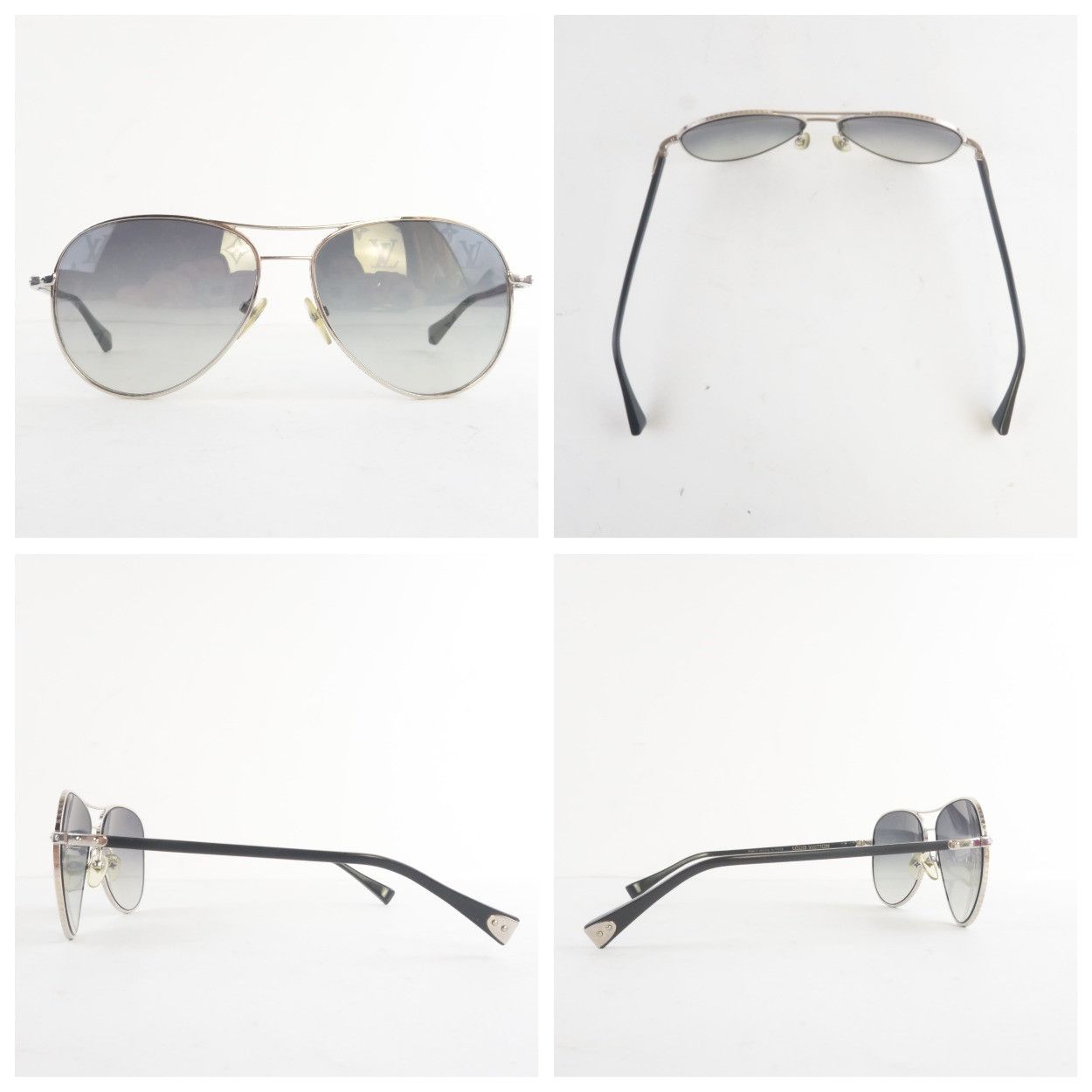 Louis Vuitton Louis Vuitton Silvertone Monogram Conspiration Pilote Size ONE SIZE - 12 Thumbnail