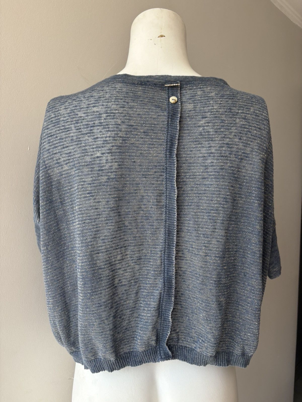 Vintage Na Na Italy silk blouse Size L / US 10 / IT 46 - 13 Thumbnail