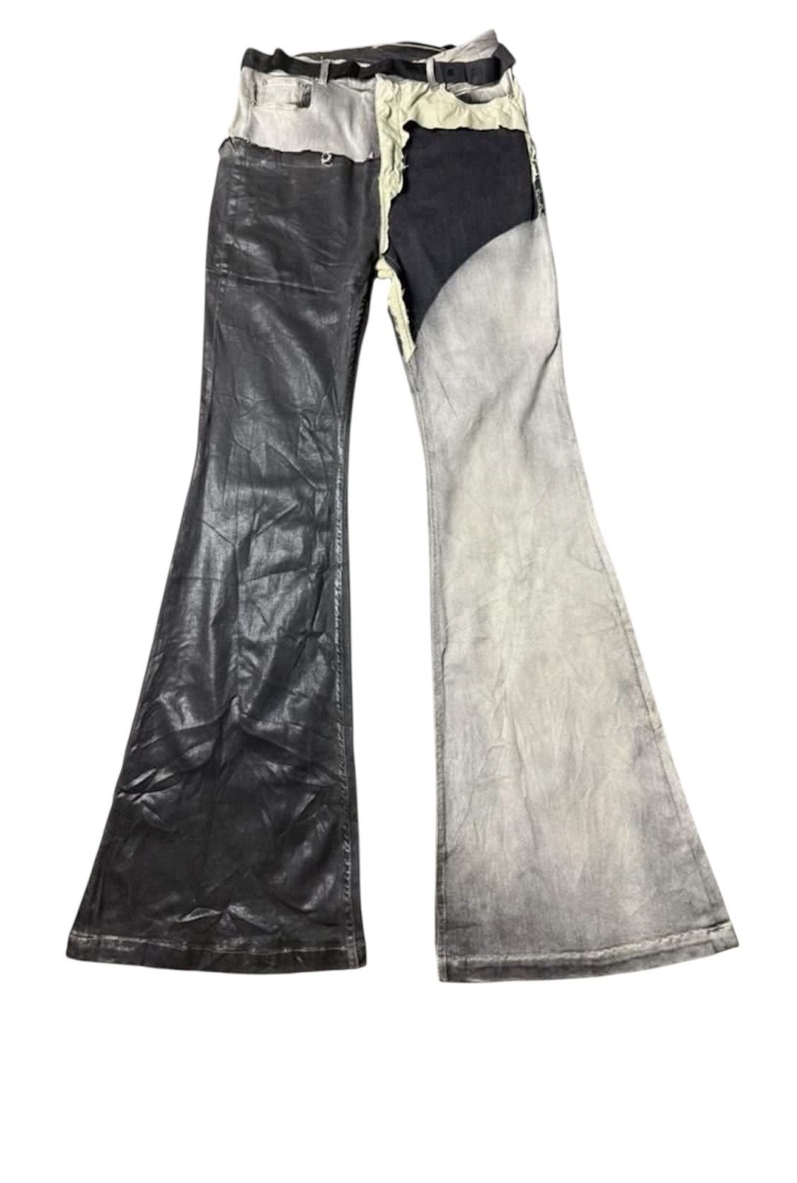 Rick Owens Drkshdw Rick owens flared jeans reconstruction design Size US 32 / EU 48 - 1 Thumbnail