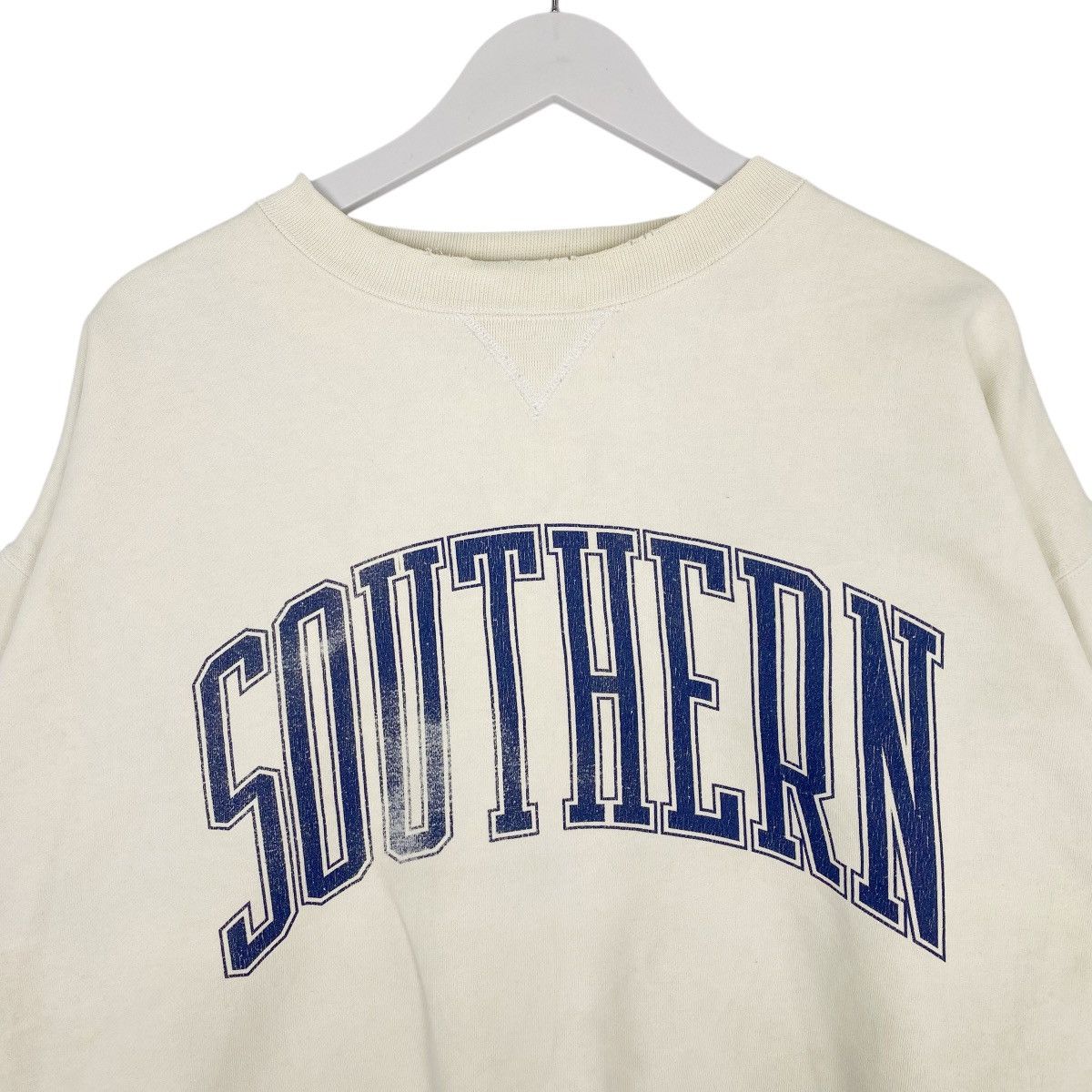 Other Vintage 90s Southern University Sweatshirt Crewneck White Size US L / EU 52-54 / 3 - 3 Thumbnail