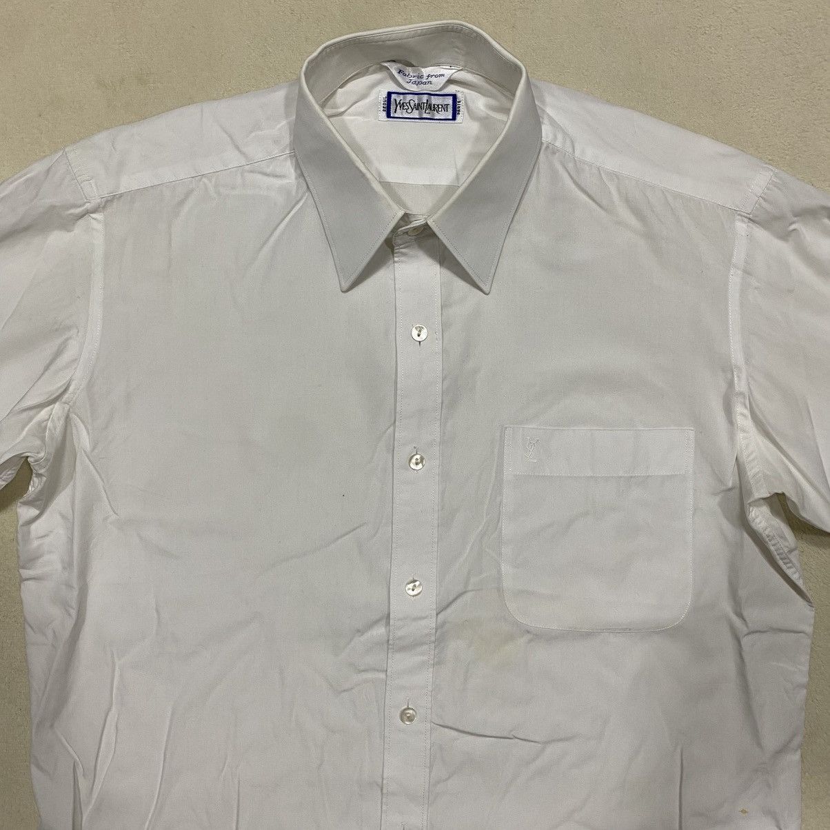 Vintage × Yves Saint Laurent Vintage Made In Japan Yves Saint Laurent Long Sleeve Shirt Size US M / EU 48-50 / 2 - 2 Thumbnail