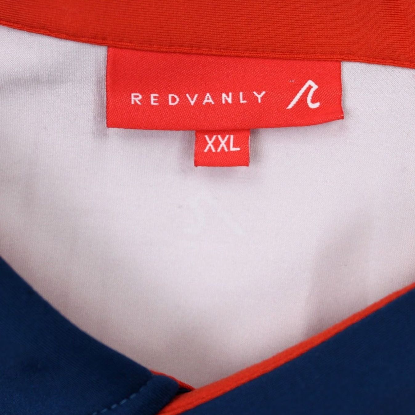 Vintage Redvanly Polo Shirt Mens 2XL Red/Blue Short Sleeve Polo 2 Tone Stretch Regular Fit Casual Outdoor Sports Men Size US XXL / EU 58 / 5 - 7 Thumbnail