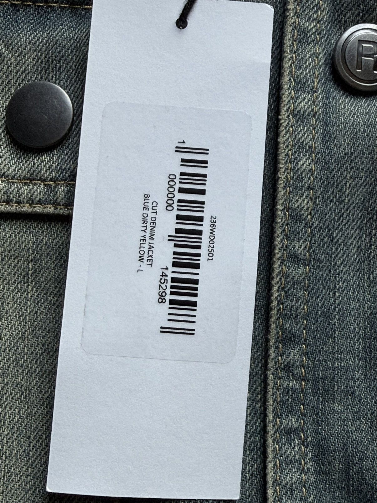 Martine Rose Martine Rose denim jacket cropped Size L / US 10 / IT 46 - 7 Thumbnail