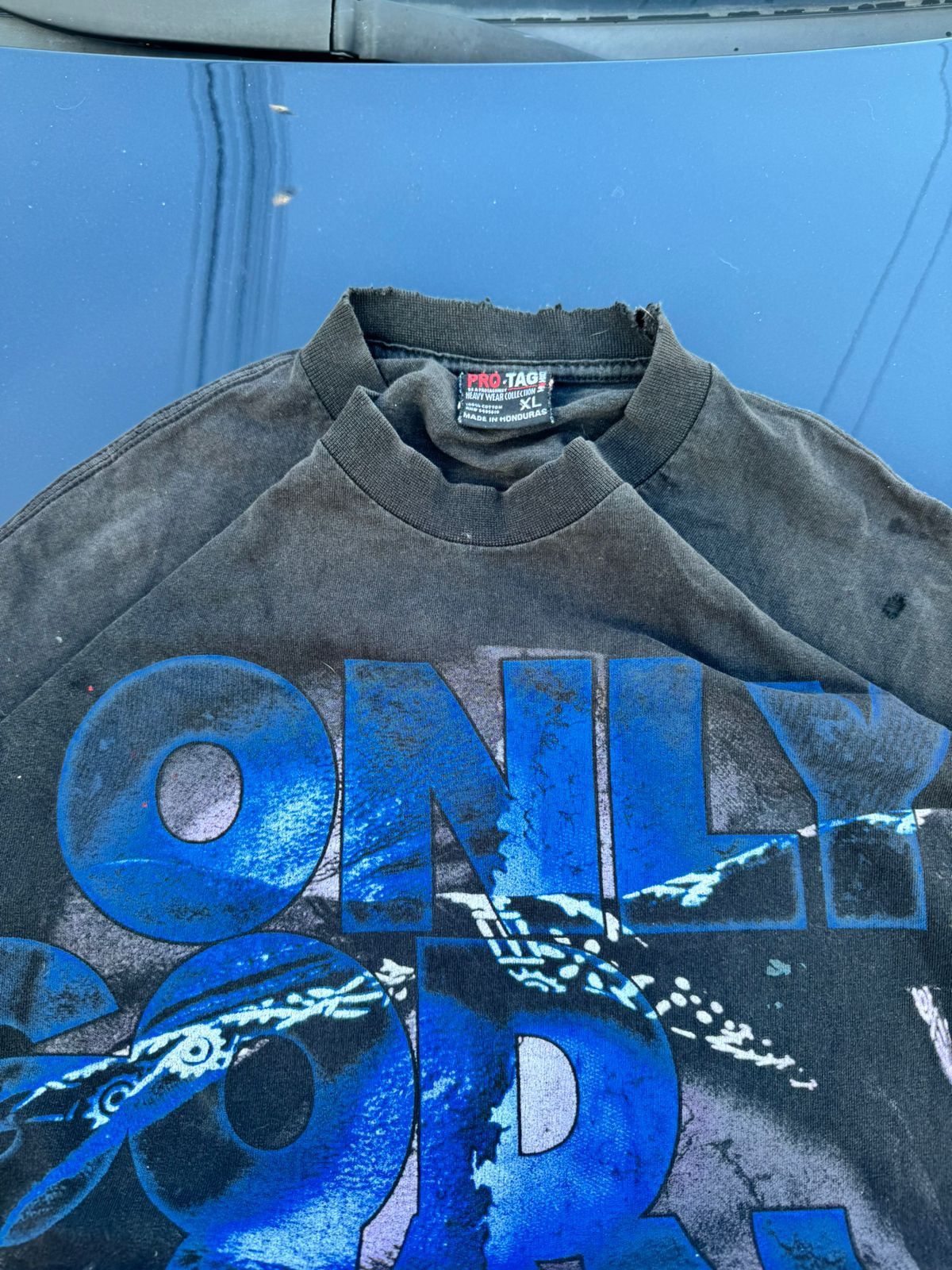 Rap Tees × Vintage Vintage Tupac Shakur 2Pac faded & distressed rare tee Size US L / EU 52-54 / 3 - 5 Thumbnail
