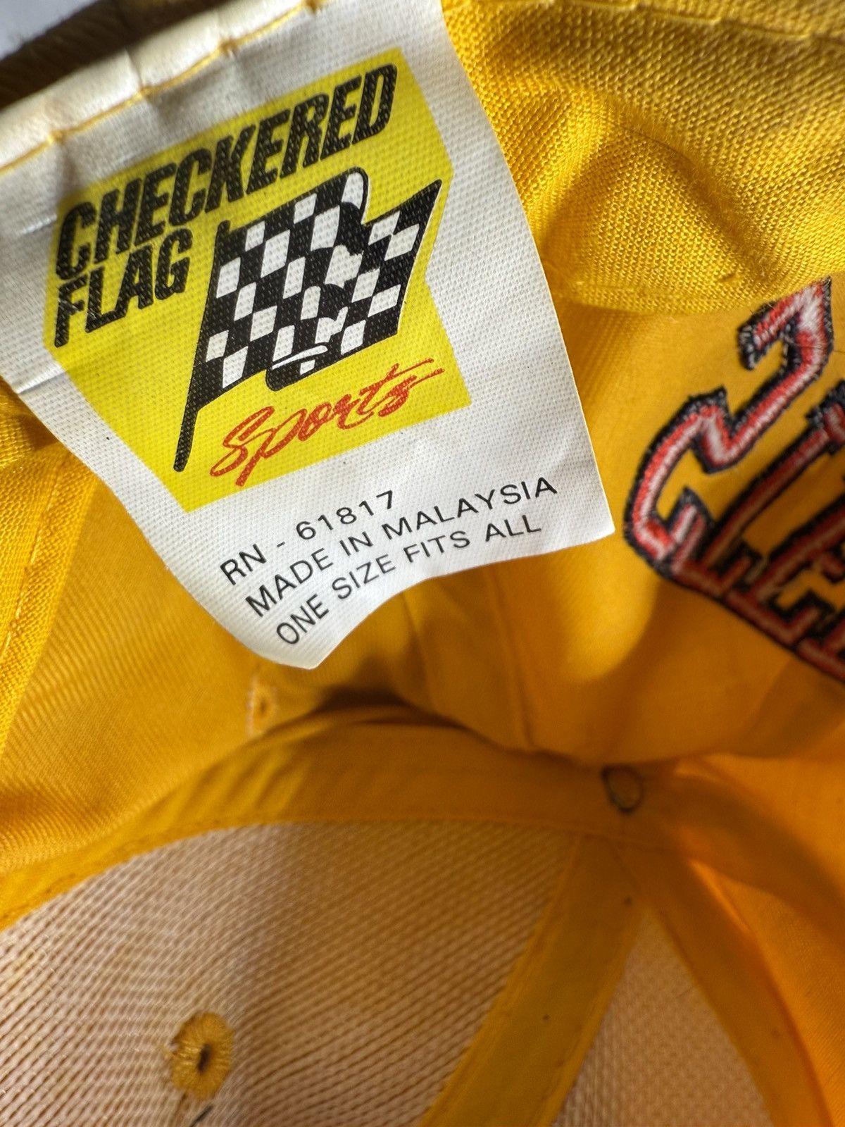 Kodak Yellow Vintage Kodak Racing Hat Size ONE SIZE - 4 Thumbnail