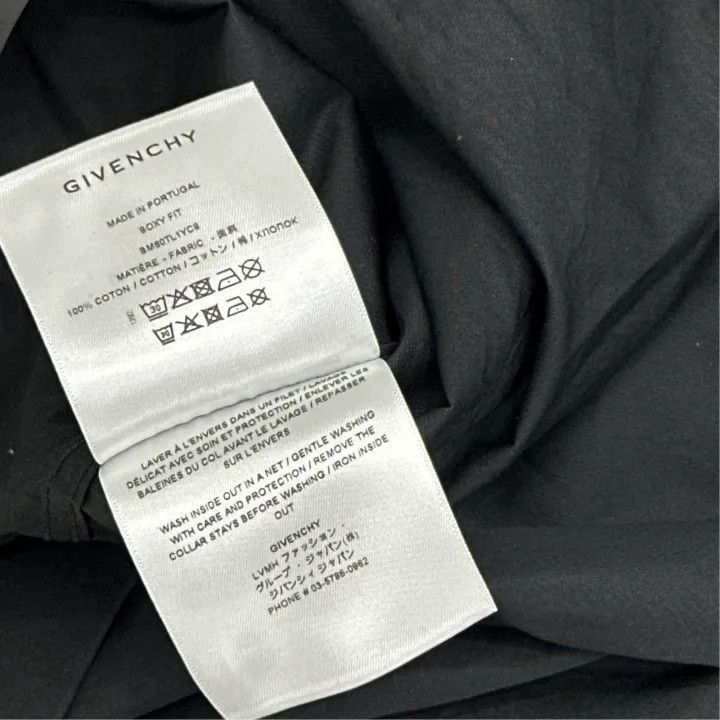 Givenchy Givenchy Givenchy Black Logo Print Long Sleeve Shirt -2507 Size US M / EU 48-50 / 2 - 3 Thumbnail