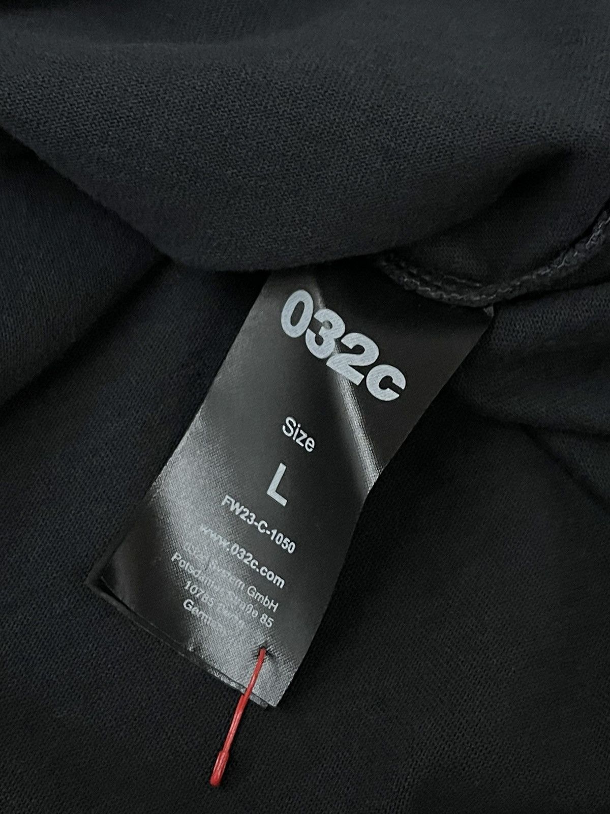 032c !DS! FW23 032c "Repetirion" Local Boxy Black Long Sleeve Size XL / US 12-14 / IT 48-50 - 24 Thumbnail
