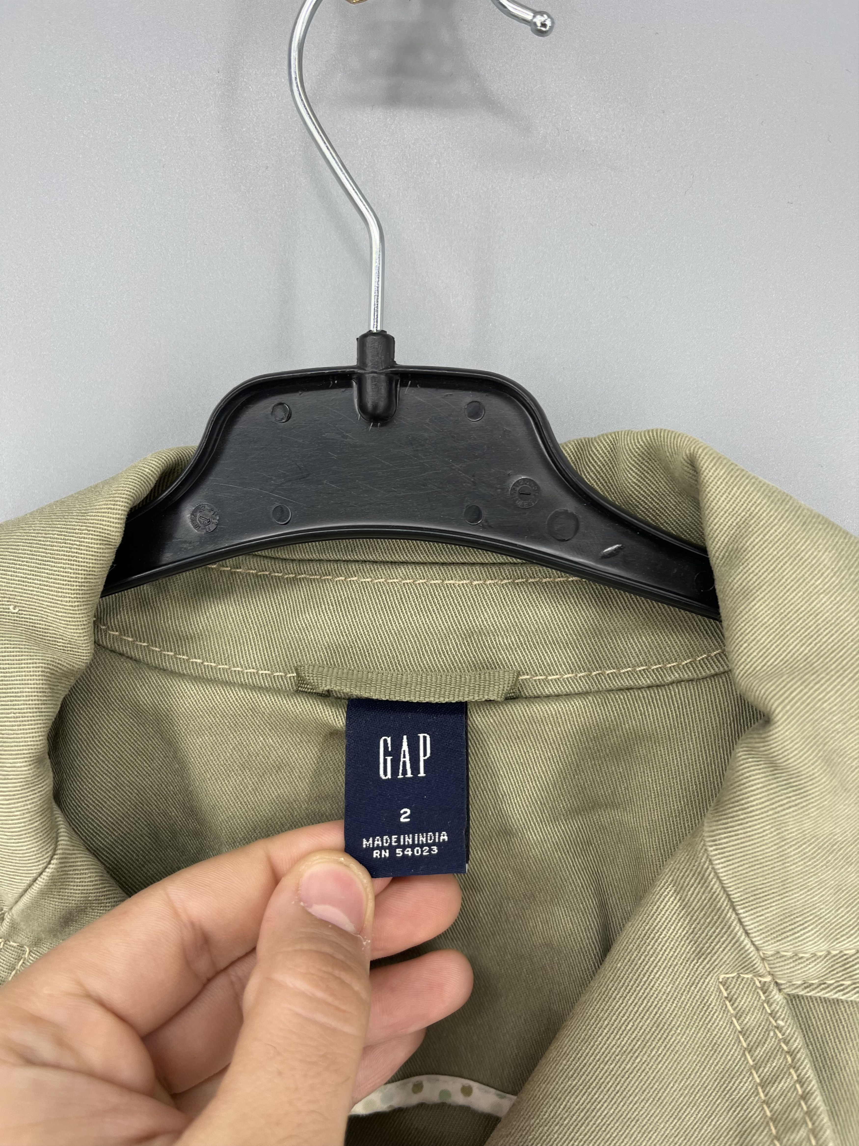 Gap Gap Stretch Jean Jacket Womens Sz 2 Denim Gren Coat Button Size M / US 6-8 / IT 42-44 - 7 Thumbnail