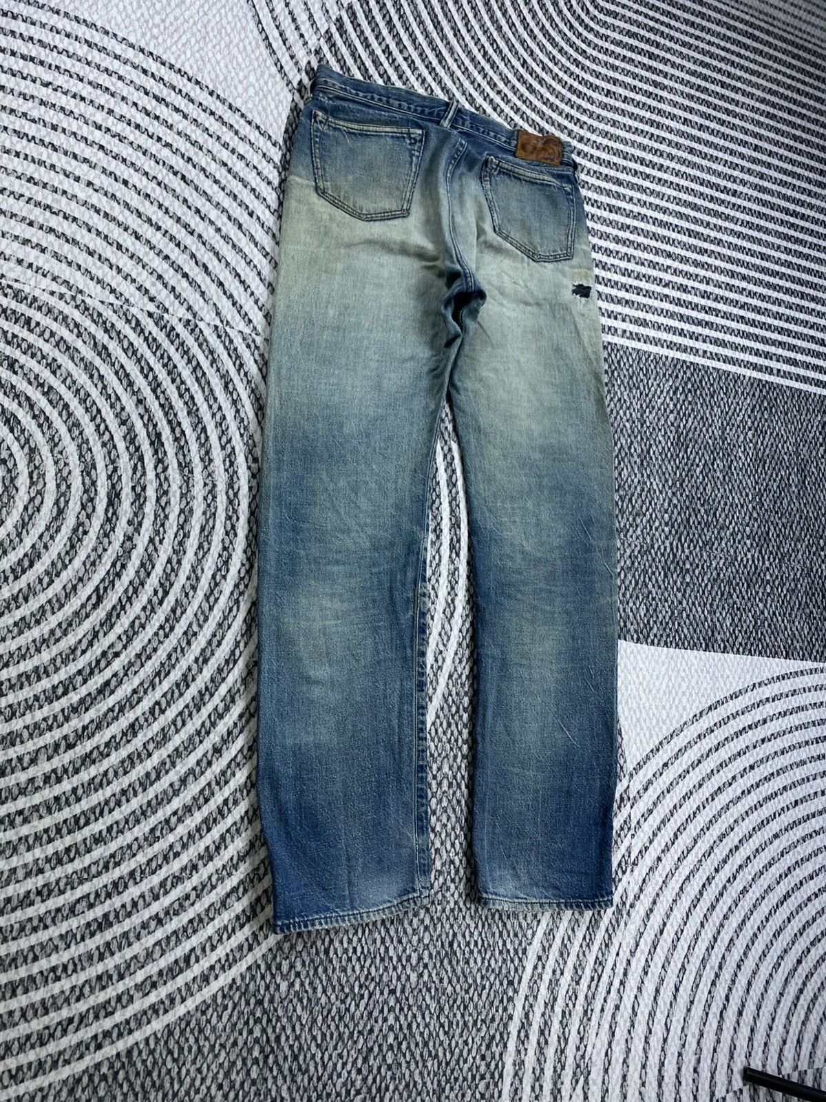 45rpm Vintage 45rpm Japan Distressed Denim Pants Size US 30 / EU 46 - 5 Thumbnail