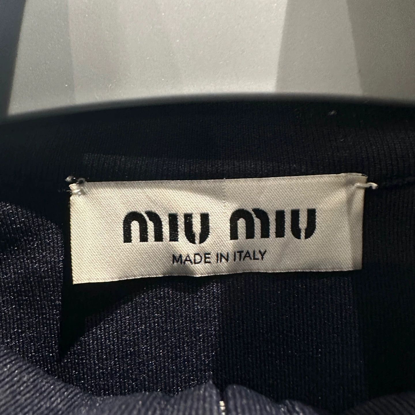 Miu Miu MIU MIU Tech Fabric Logo Zip Jacket 40 Size S / US 4 / IT 40 - 3 Thumbnail