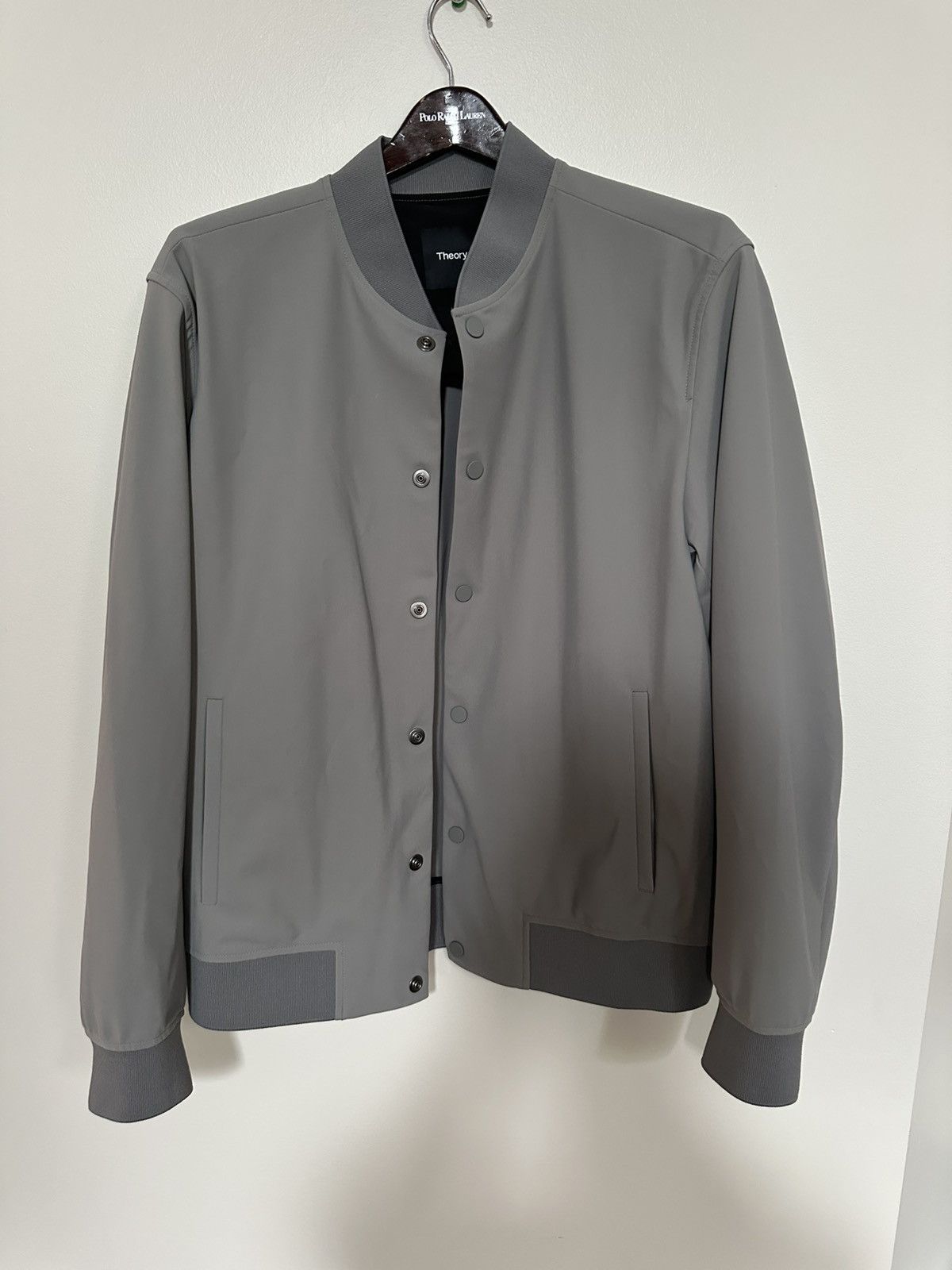 Theory Theory Mens Murphy Precision Ponte Soft Grey Size Large Size US L / EU 52-54 / 3 - 1 Thumbnail