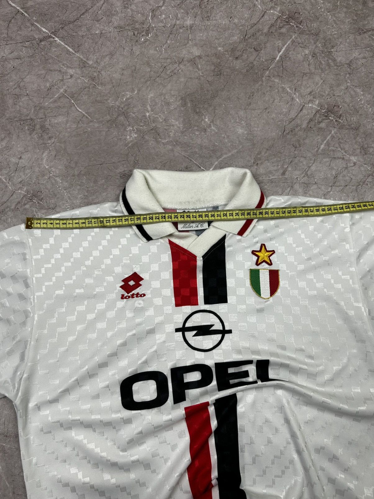 Lotto Sport lotto Milan 1995 1996 1997 Away Football Shirt Maglia Calcio Size US XL / EU 56 / 4 - 12 Thumbnail
