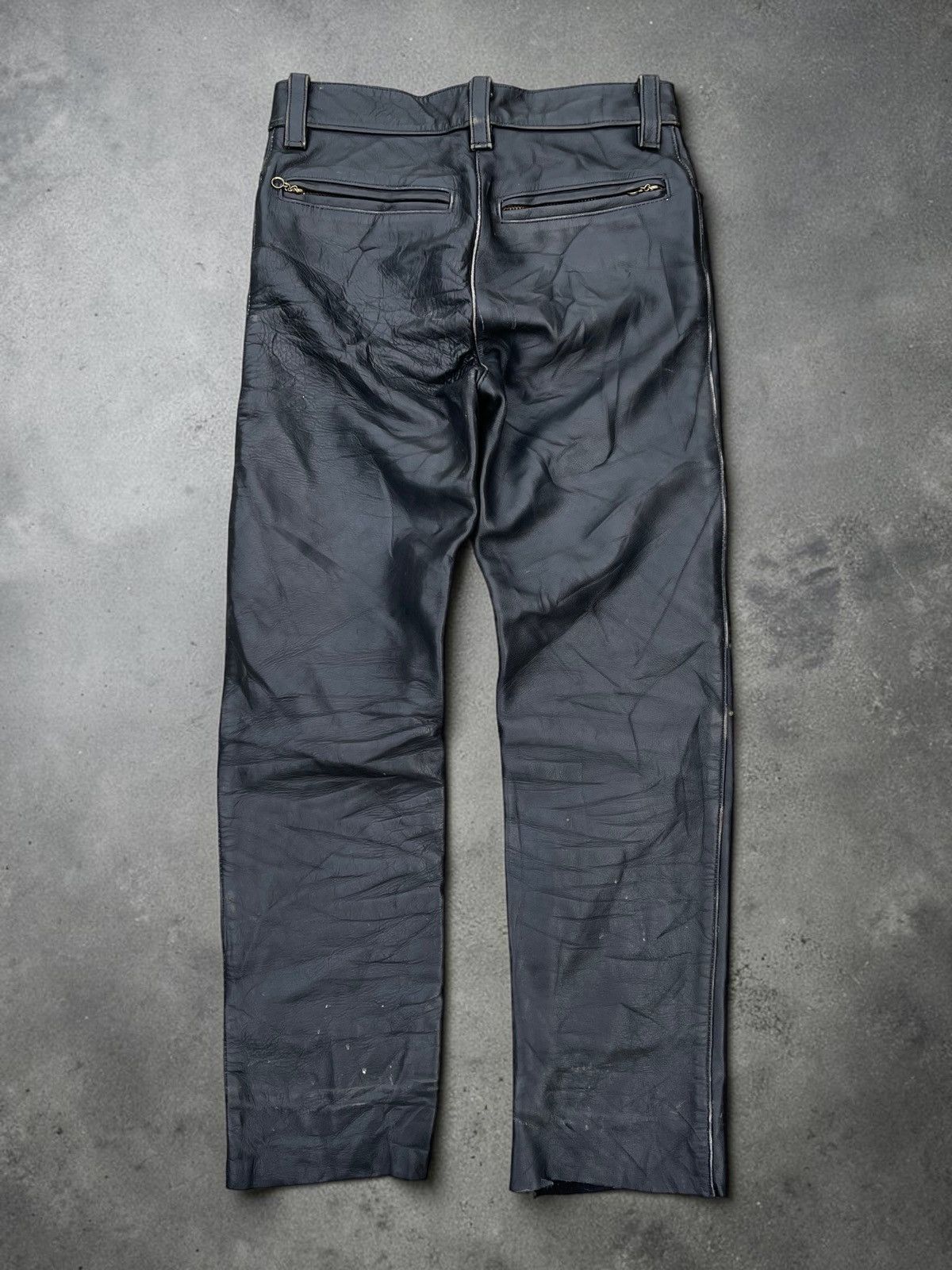 Vanson Leathers 🔥VINTAGE VANSON LEATHER USA BIKERS LEATHER PANTS Size US 28 / EU 44 - 1 Thumbnail