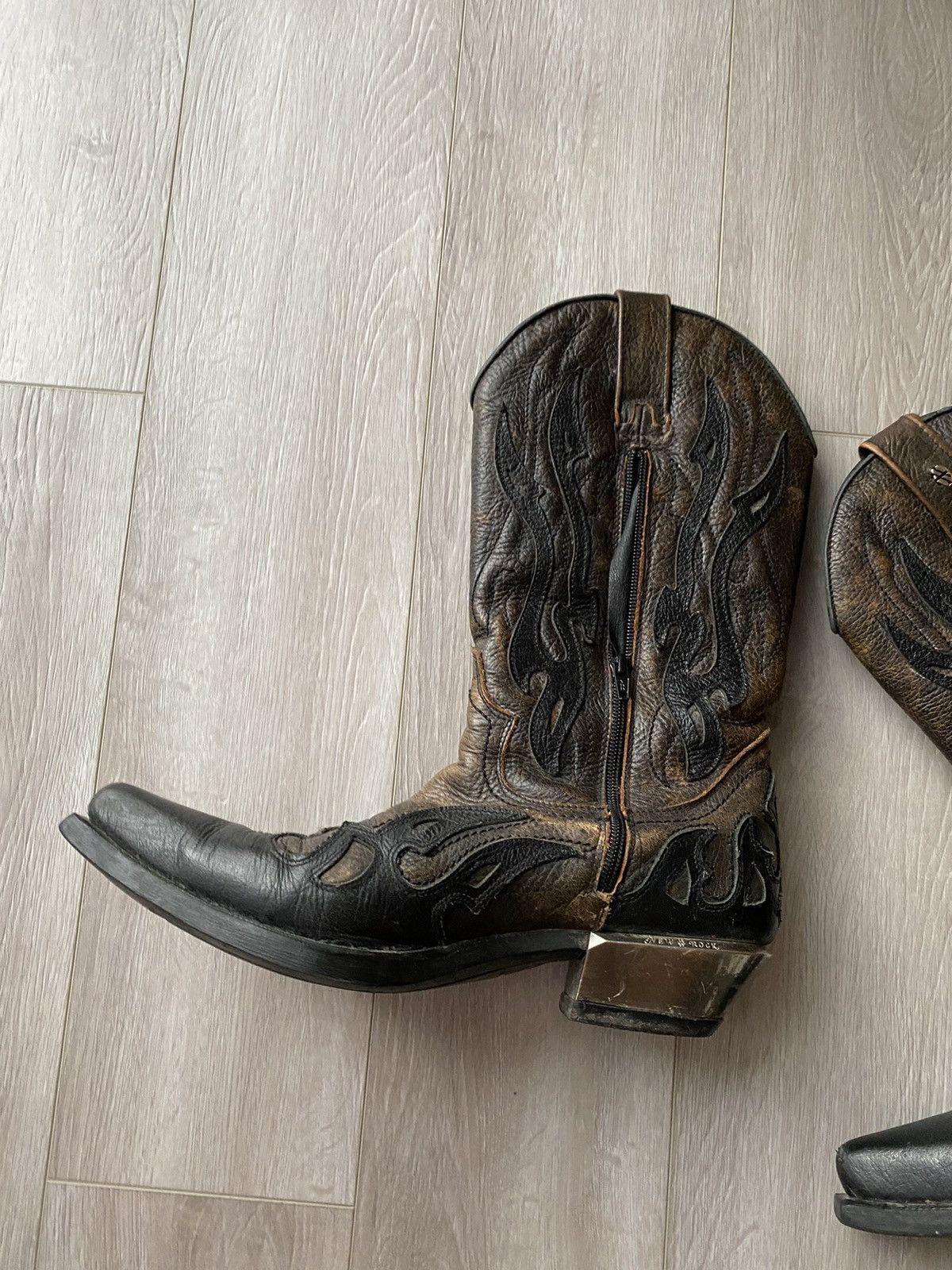 New Rock New Rock Cowboy Boots Size US 9 / EU 42 - 4 Thumbnail