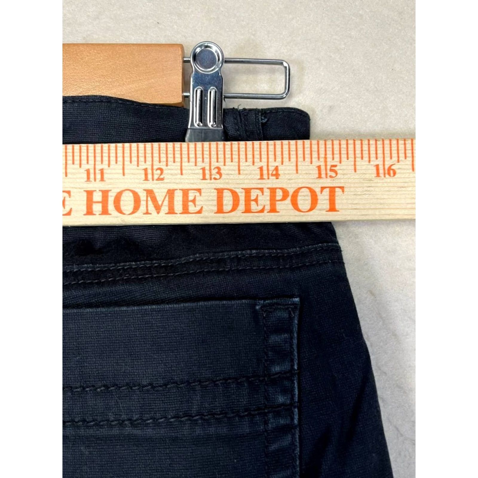 Prana VINTAGE PrAna Pants Nylon Stretch Side Pocket Outdoors Black Women Size 4 Size 27" / US 4 / IT 40 - 3 Thumbnail