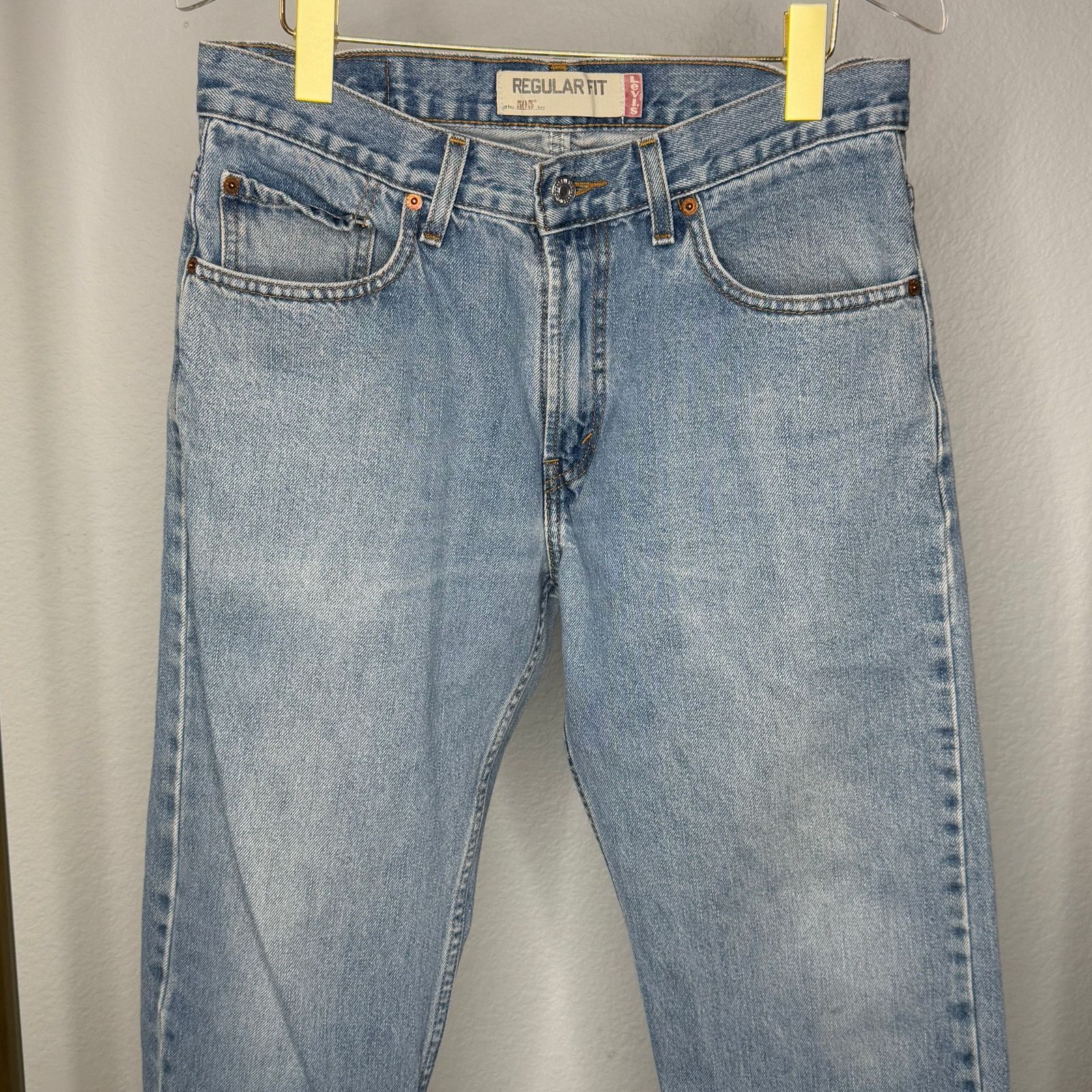 Levi's Levi 505 Regular fit jeans 32x30 Size US 32 / EU 48 - 3 Thumbnail