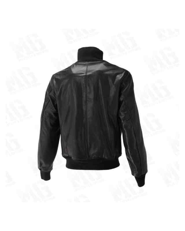 Cockpit USA Cockpit USA Asymmetrical Leather Bomber Jacket Black Rare Size US M / EU 48-50 / 2 - 2 Thumbnail
