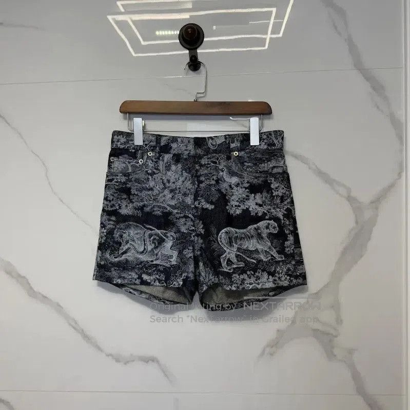 Dior Dior Summer Blue Cotton Printed Women's Shorts . Size 23" - 1 Thumbnail