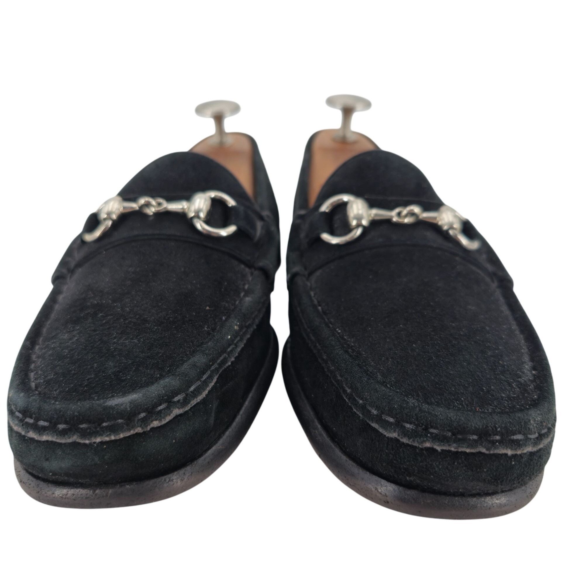 Bragano × Cole Haan Vintage Bragano Cole Haan Italy Men 8.5 Black Suede Horsebit Size US 8.5 / EU 41-42 - 9 Thumbnail