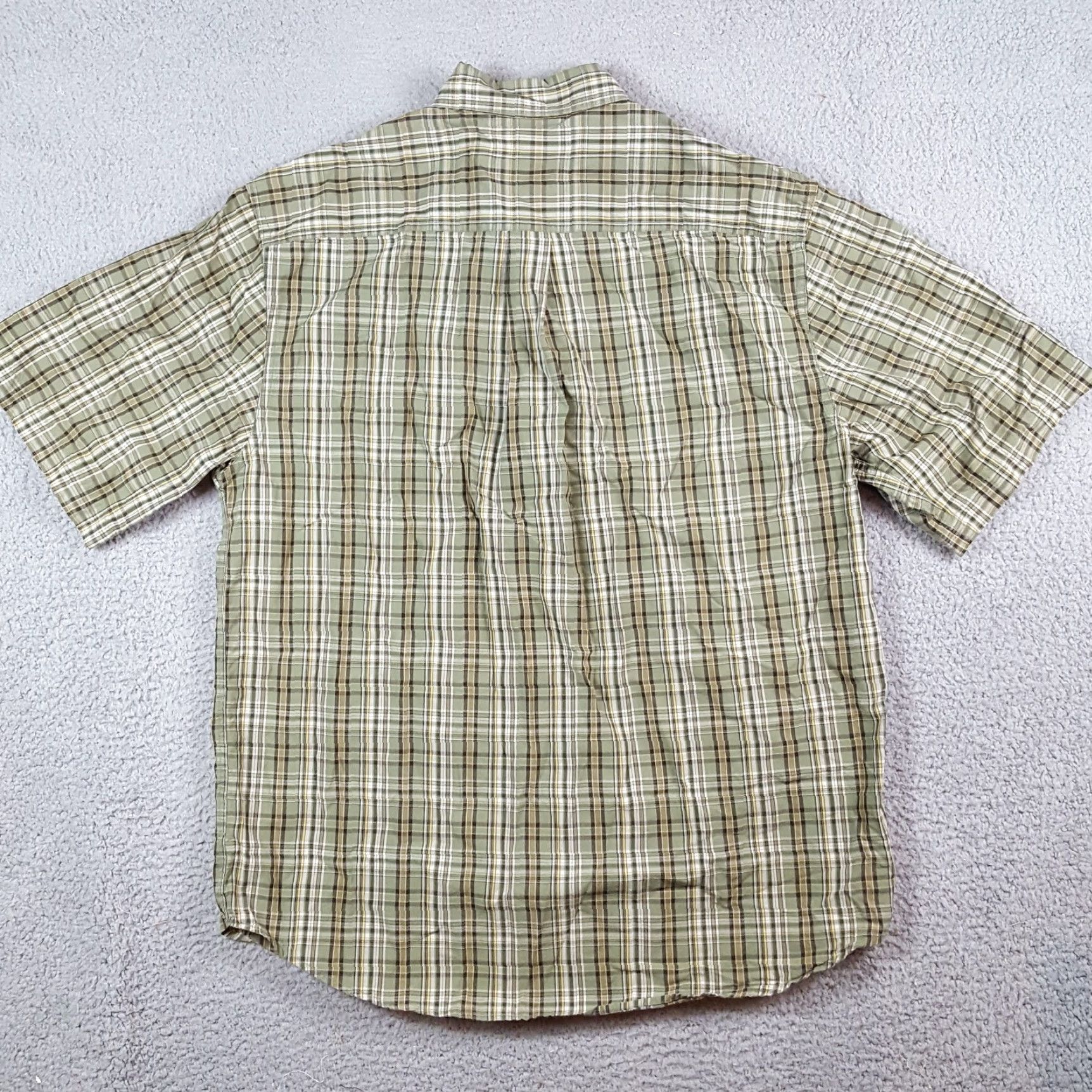 Carhartt VINTAGE Carhartt Button-Up Shirt Mens L Green Plaid Button-Down Collared Work Shirt Size US L / EU 52-54 / 3 - 5 Thumbnail