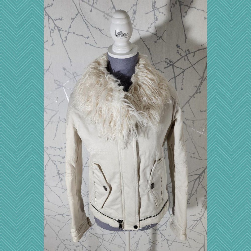 Marc by Marc Jacobs Marc by Marc Jacobs Tinted Pearl Deconstructed Moto Jacket Size XS / US 0-2 / IT 36-38 - 1 Thumbnail