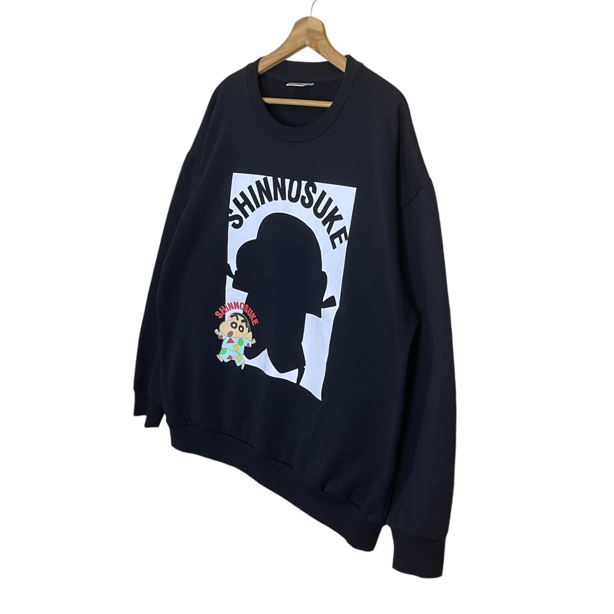 Anime Crayon Shin Chan Big Logo Sweatshirt Size XXL Size US XL / EU 56 / 4 - 3 Thumbnail
