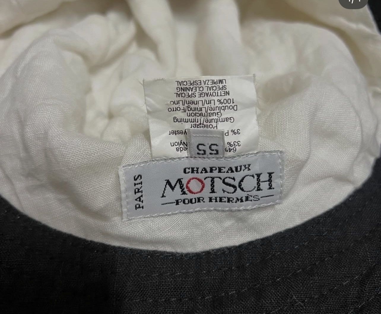 Hermes Vintage Hermes x Chapaux Motsch Hat Size ONE SIZE - 4 Thumbnail