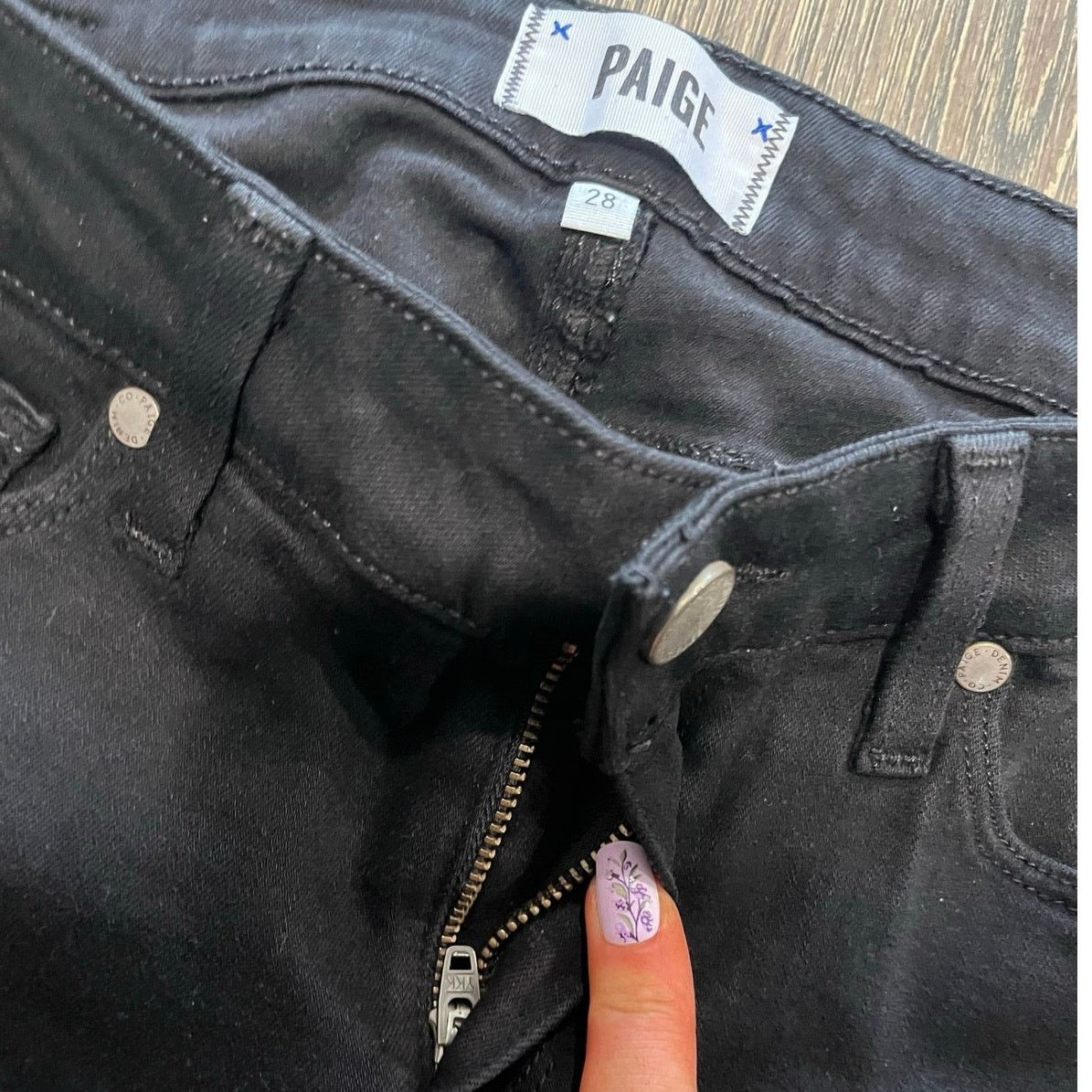 Paige Paige Verdugo Ultra Skinny Jeans Mid-Rise Black Size 28 Size 28" / US 6 / IT 42 - 6 Thumbnail