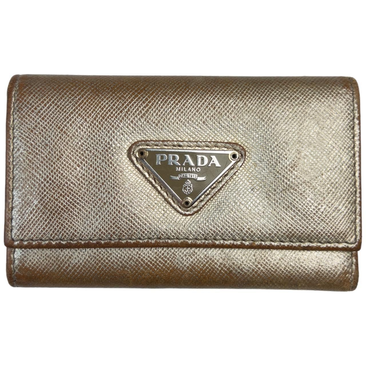 Prada Vintage Prada Gold Key Holder Size ONE SIZE - 1 Thumbnail