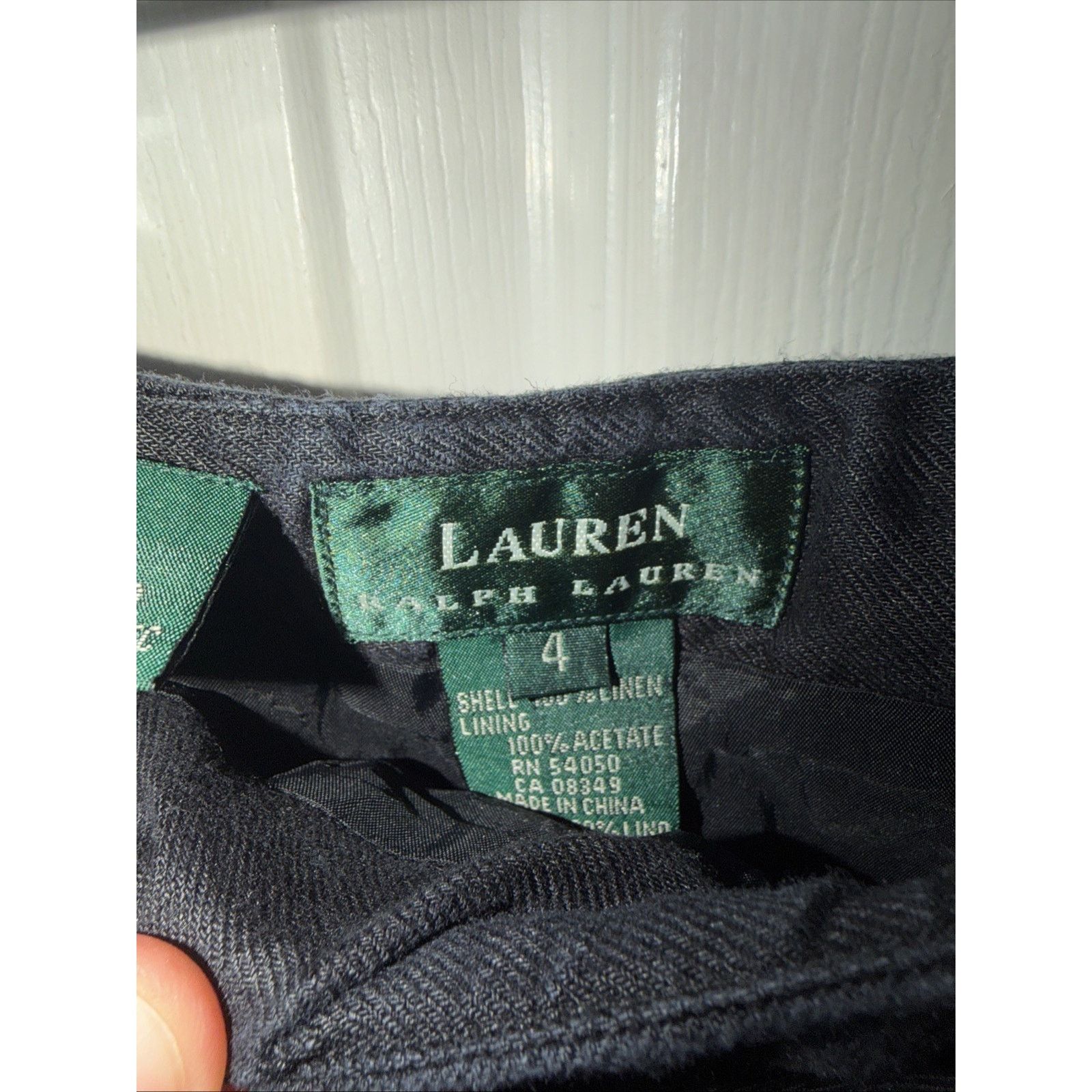 Lauren Ralph Lauren Lauren Ralph Lauren Women's Linen Zip-Up Capri Pants Size 4 Size 27" / US 4 / IT 40 - 2 Thumbnail