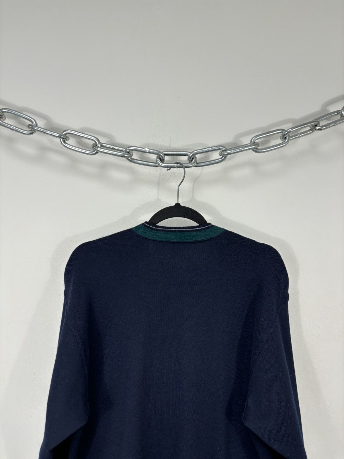 Paul & Shark Paul & Shark Navy Blue Wool Blend Pocket Cardigan Sweater Size US S / EU 44-46 / 1 - 17 Thumbnail