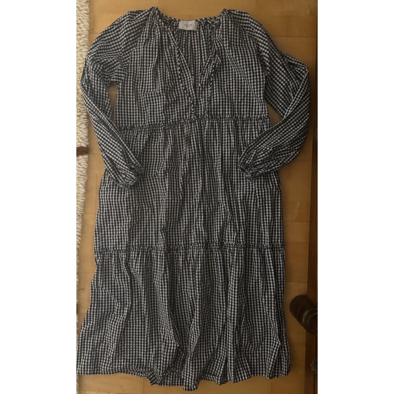 Other Legoe Heritage Gidget Dress Maternity Navy Gingham 3 XL Size XL / US 12-14 / IT 48-50 - 3 Thumbnail