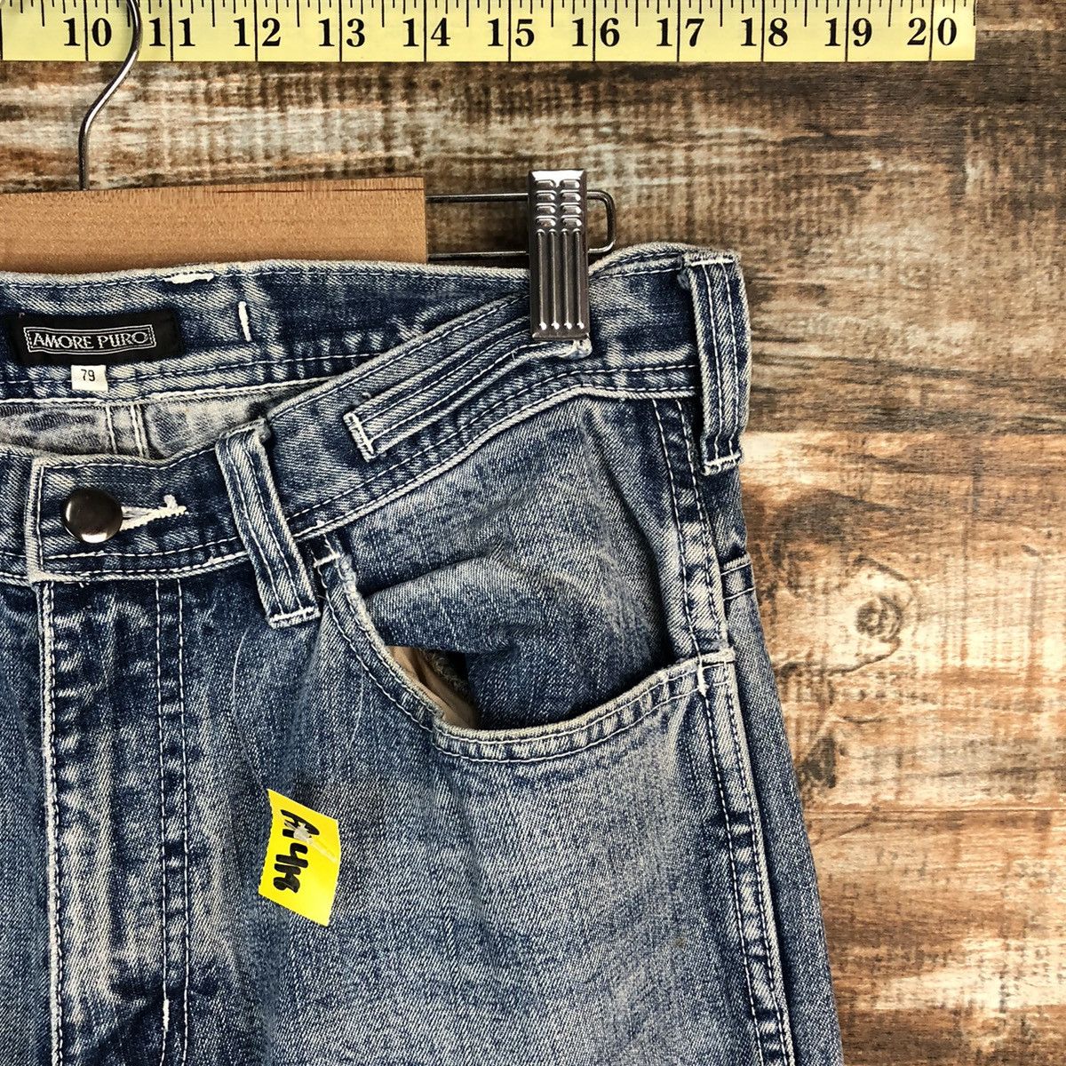 Japanese Brand Amero japan vintage workwear Pero Blue Denim Pants #A1418 Size US 31 - 8 Thumbnail