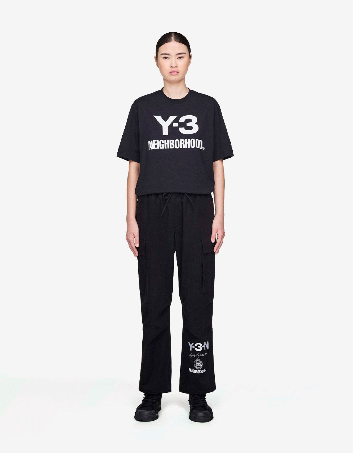 Y-3 Y-3 Neighborhood Black Logo T-Shirt Size US S / EU 44-46 / 1 - 9 Thumbnail