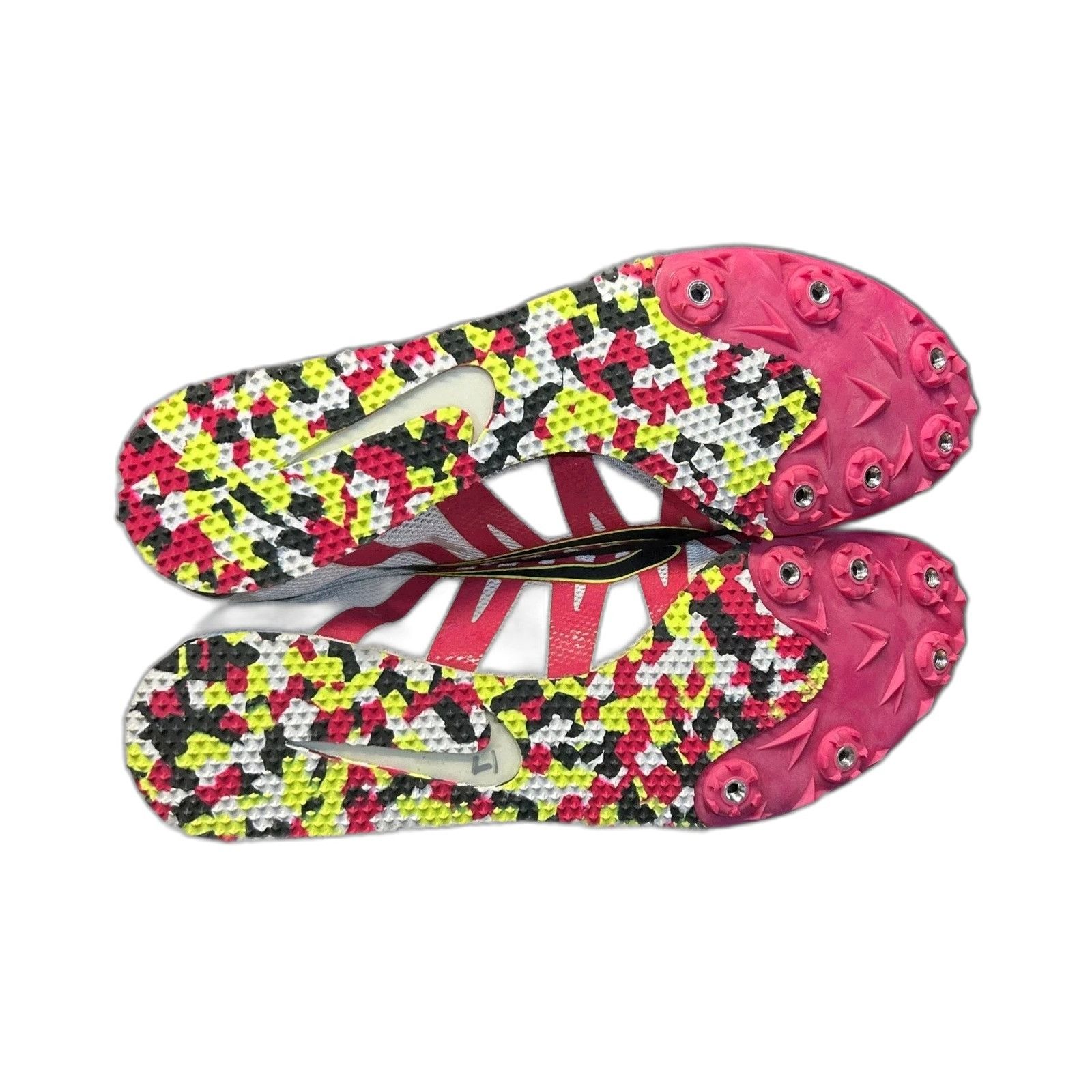 Nike Nike Rival D V White Cherry Pink Black Mid Distance Track Sp Size US 11 / EU 44 - 8 Thumbnail