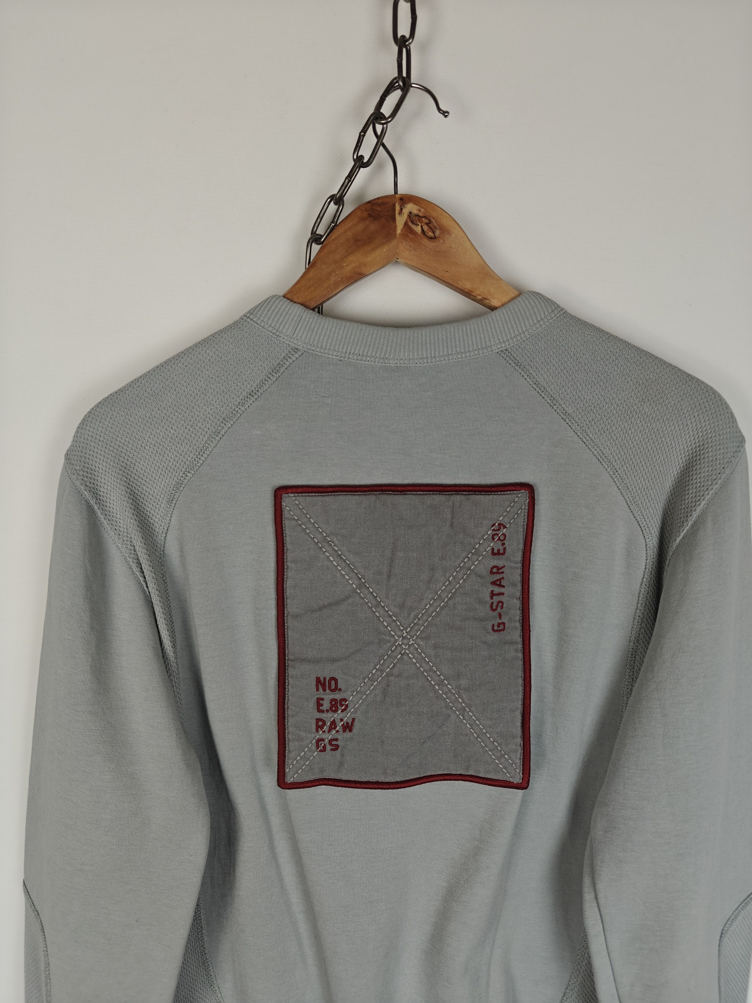 G-Star G-Star Raw Sweatshirt Crewneck Moto Pullover Gray S Size US S / EU 44-46 / 1 - 9 Thumbnail