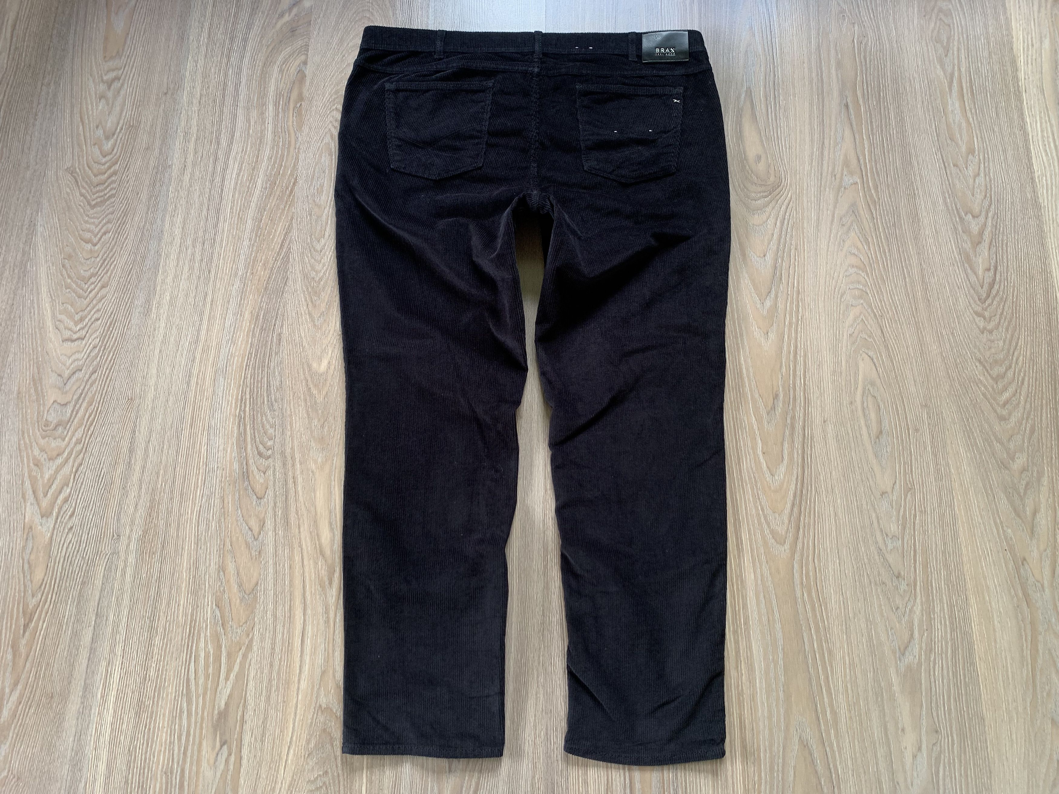BRAX Brax Cooper Corduroy Vevet Black Men's Pants Size US 44 / EU 60 - 3 Thumbnail