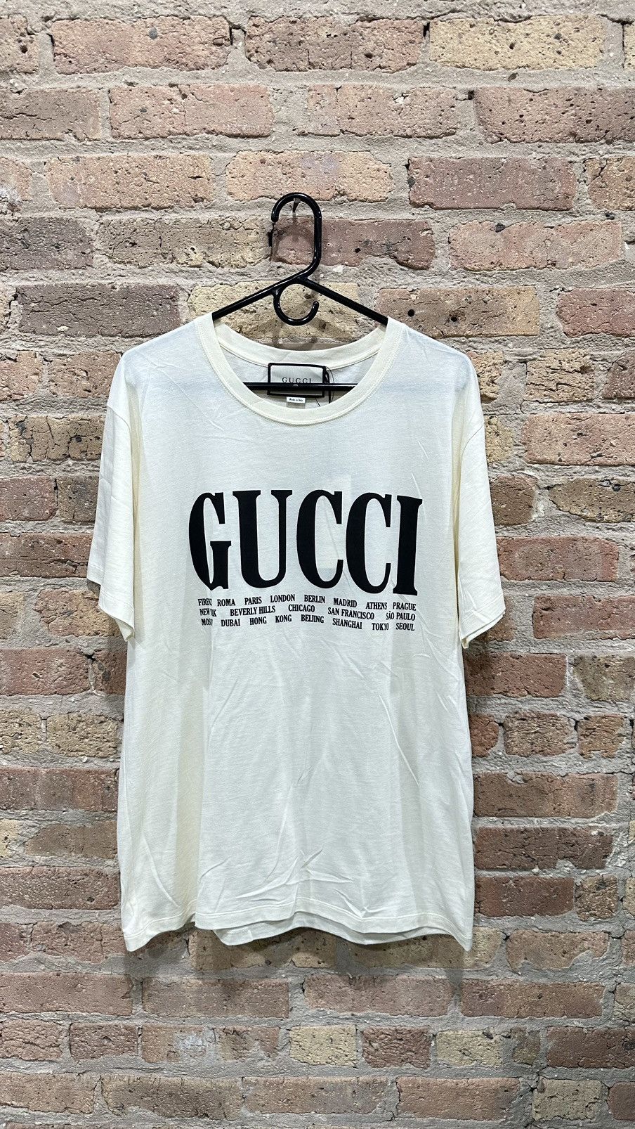 Gucci cities tee outlet